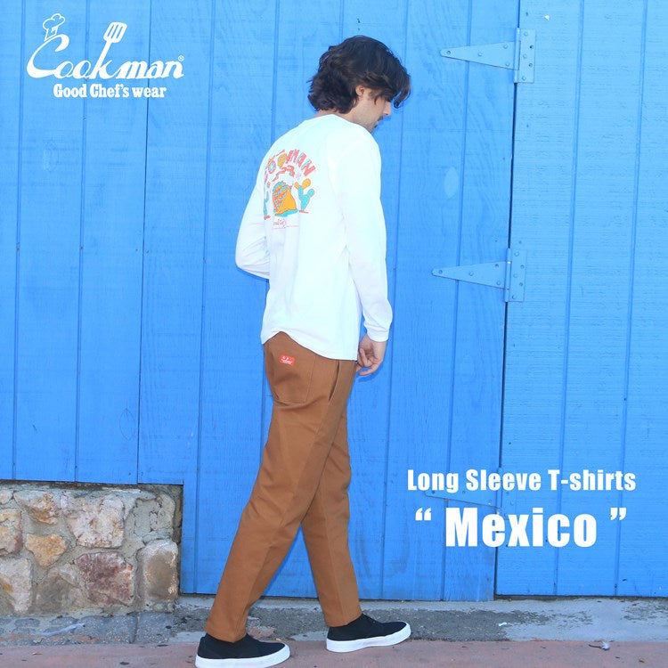 Cookman Long Sleeve Tees - Mexico : White