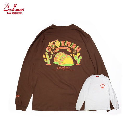 Cookman Long Sleeve Tees - Mexico : Brown