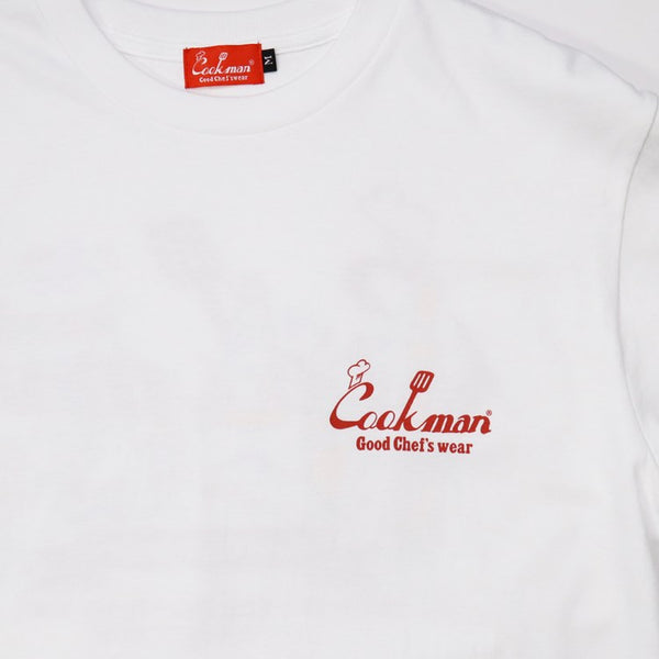 Cookman Long Sleeve Tees - TM Paint Enjoy Cookman : White