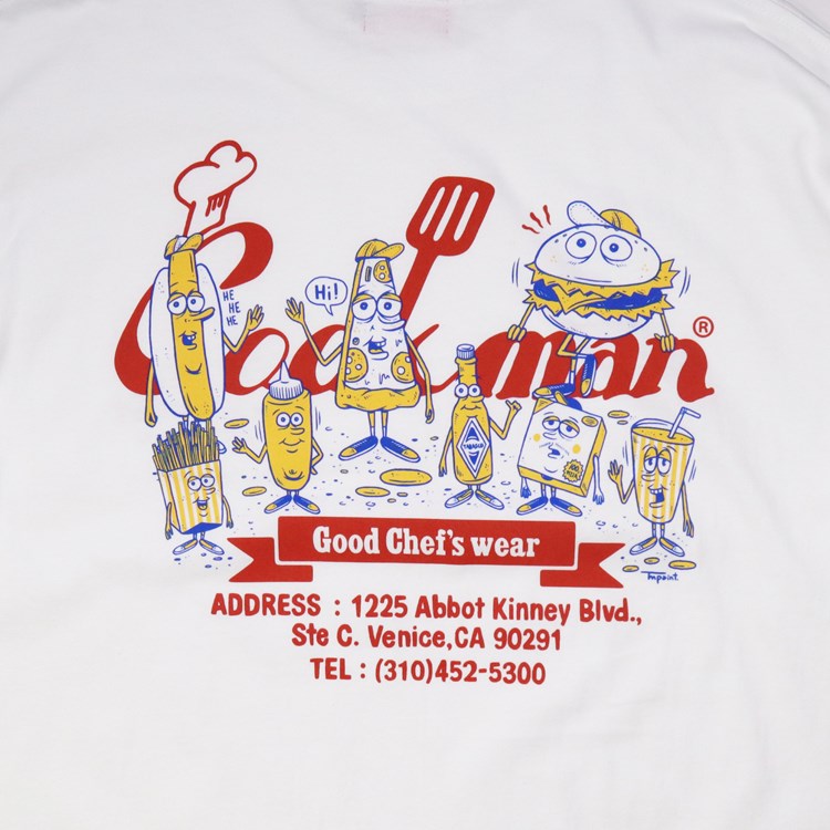 Cookman Long Sleeve Tees - TM Paint Enjoy Cookman : White