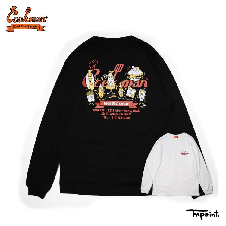 Long Sleeve Tees - TM Paint Enjoy : Black