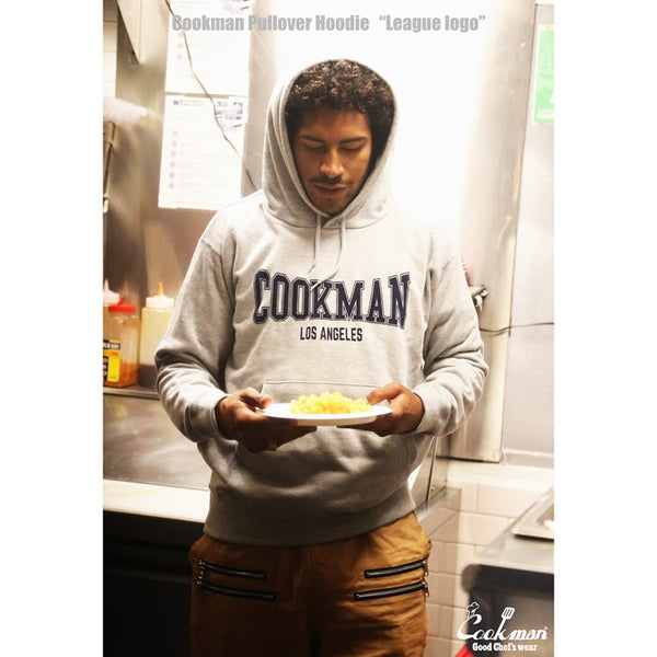 Cookman Pullover Hoodie - League logo : Gray