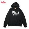 Cookman Pullover Hoodie - Flag : Black