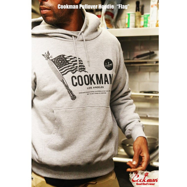 Cookman Pullover Hoodie - Flag : Gray
