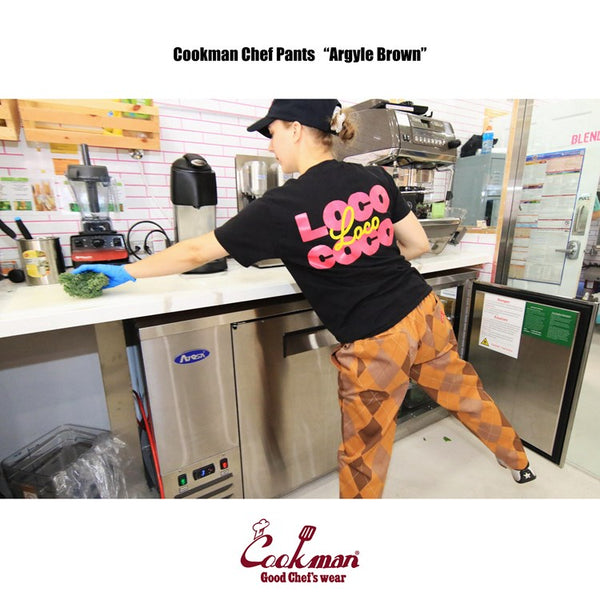 Cookman Chef Pants - Argyle Brown