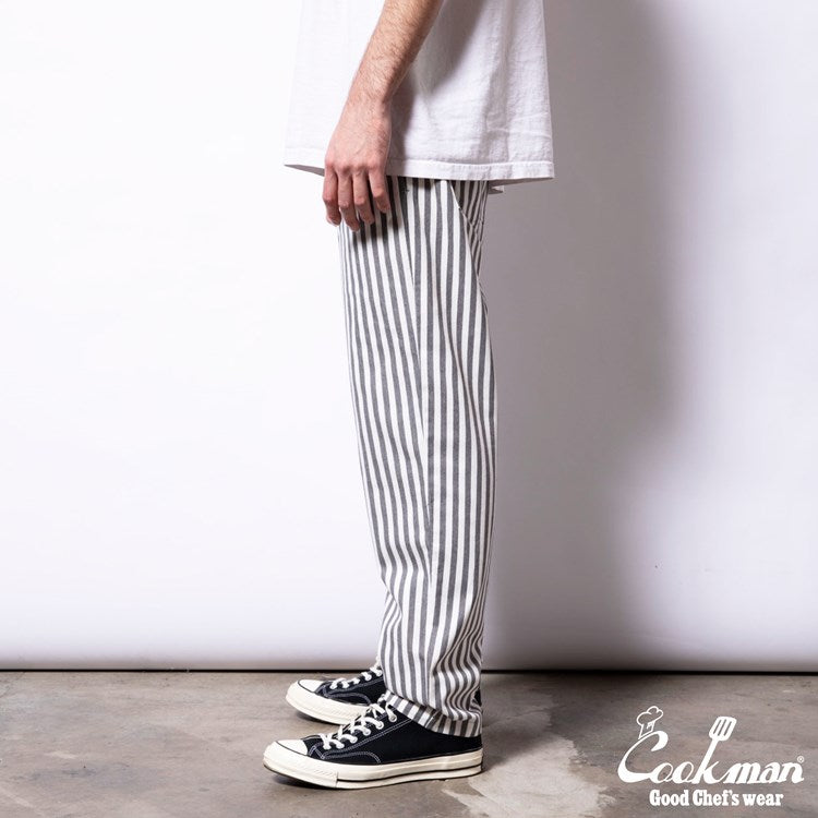 Cookman Chef Pants - Cabana Stripe : Gray