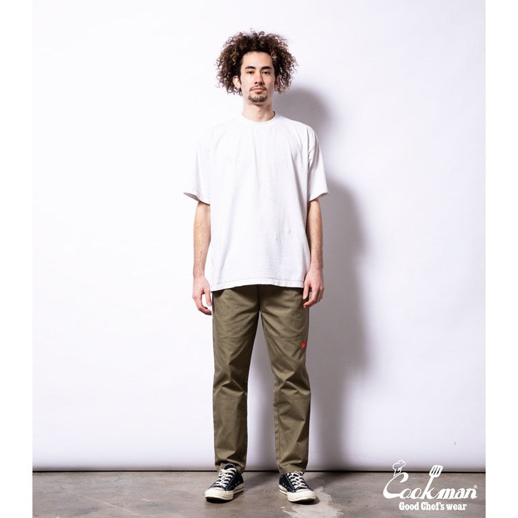 Cookman Chef Pants - Double Knee Ripstop : Olive