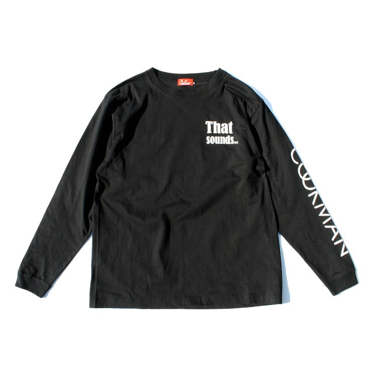 Cookman Long Sleeve Tees - GOOD : Black (Slim Fit)