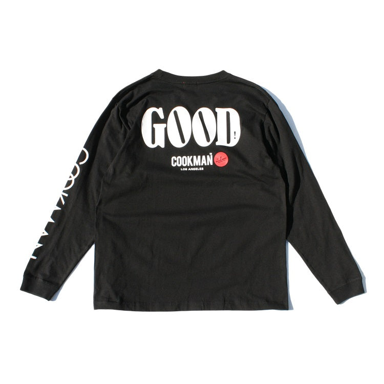 Cookman Long Sleeve Tees - GOOD : Black (Slim Fit)