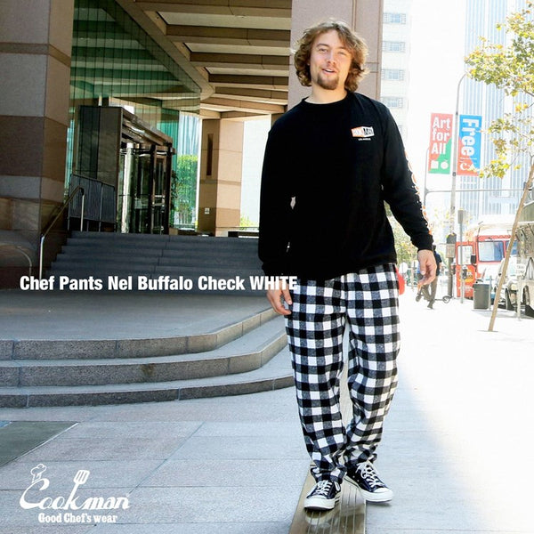 Cookman Chef Pants - Nel Buffalo Plaid : White