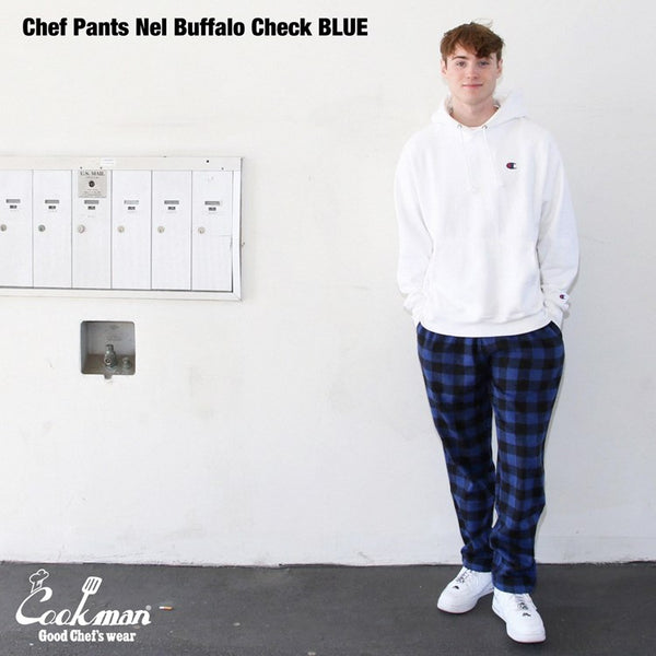 Cookman Chef Pants - Nel Buffalo Plaid : Blue