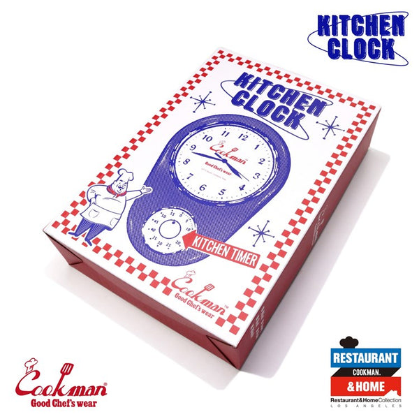 Cookman Kitchen Clock - Red