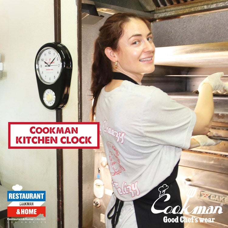 Cookman Kitchen Clock - Black