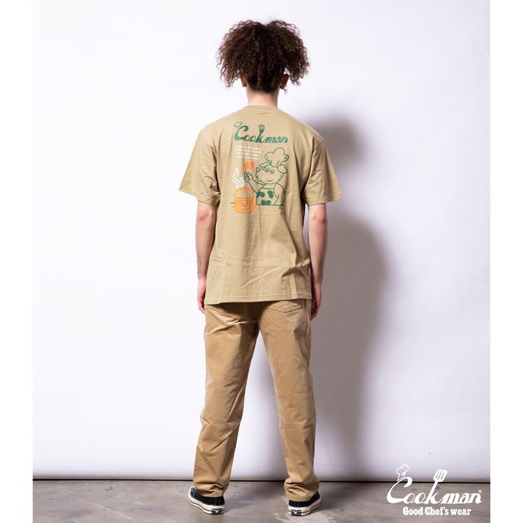 Cookman Tees - Kate Dog chef : Beige