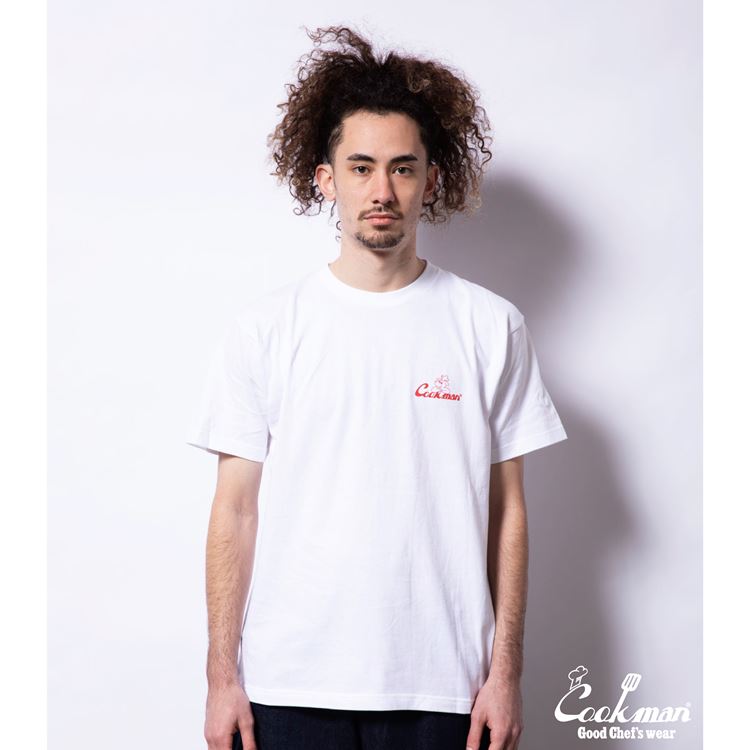 Cookman Tees -Kate Tasty Logo : White