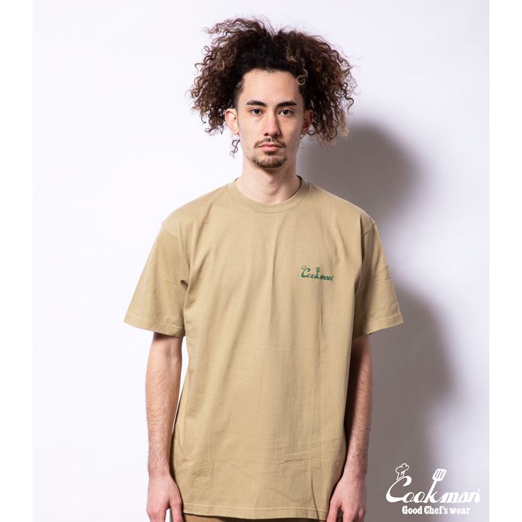 Cookman Tees - Kate Dog chef : Beige