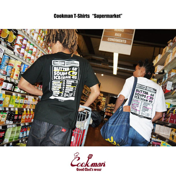 Cookman T-shirts - Supermarket : Black