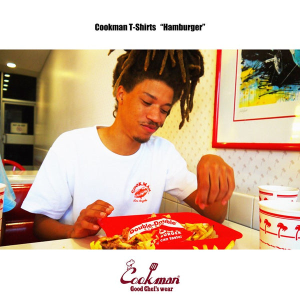 Cookman T-shirts - Hamburger : White