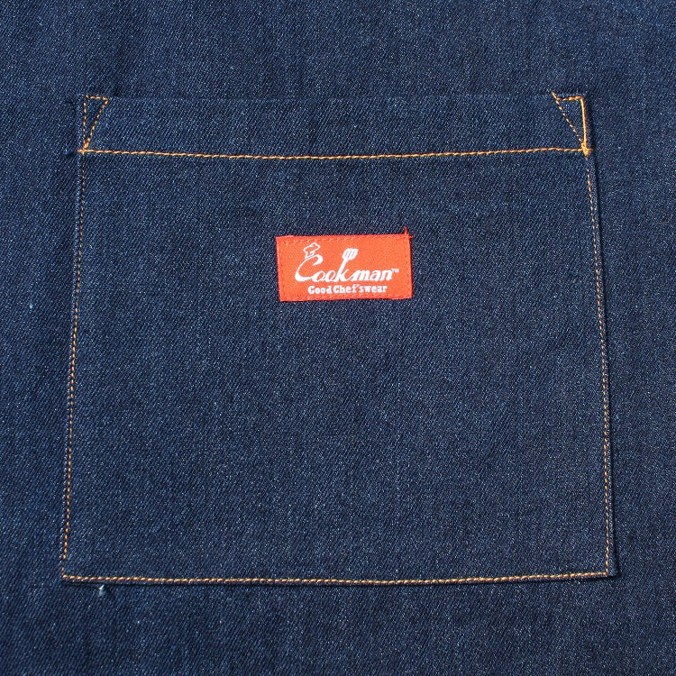 Cookman Long Apron - Denim : Navy