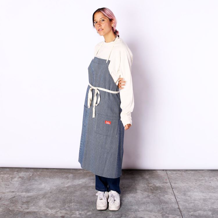 Long Apron - Hickory : Navy