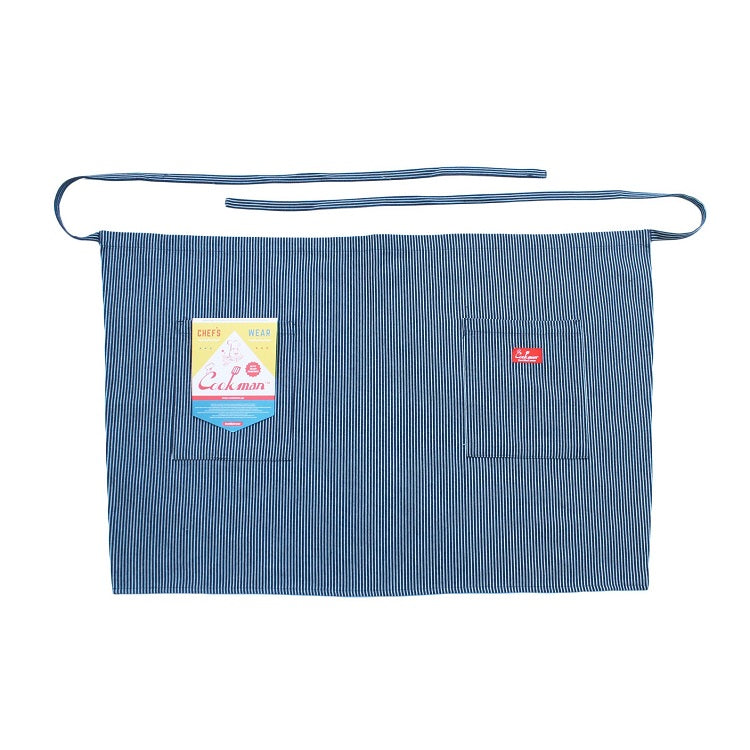 Cookman Waist Apron - Hickory : Navy