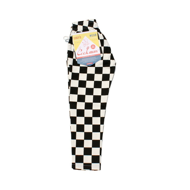 Cookman Chef Pants Kids - Checker : Black