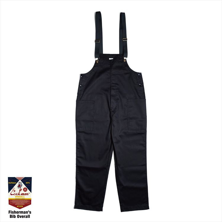 Cookman Fisherman's Bib Overall - Black