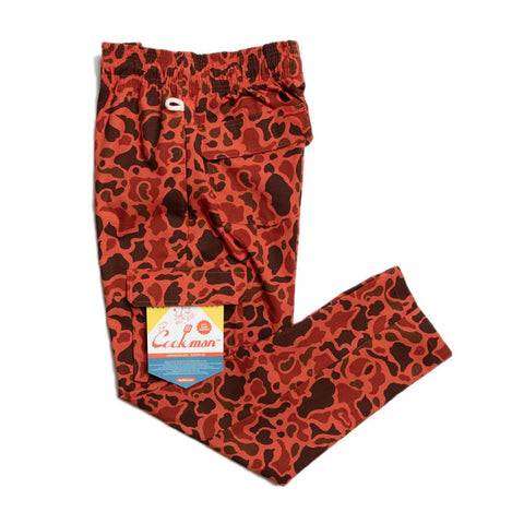 Chef Pants Cargo - Ripstop : Duck Hunter Camo Red