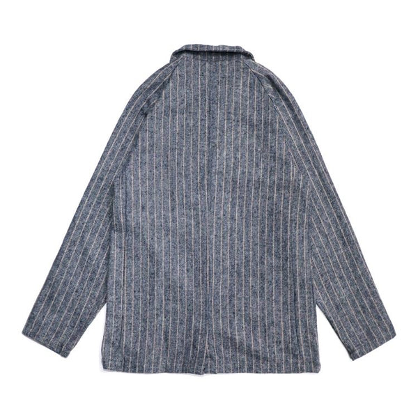 Cookman Lab Jacket - Wool Mix Stripe : Light Gray