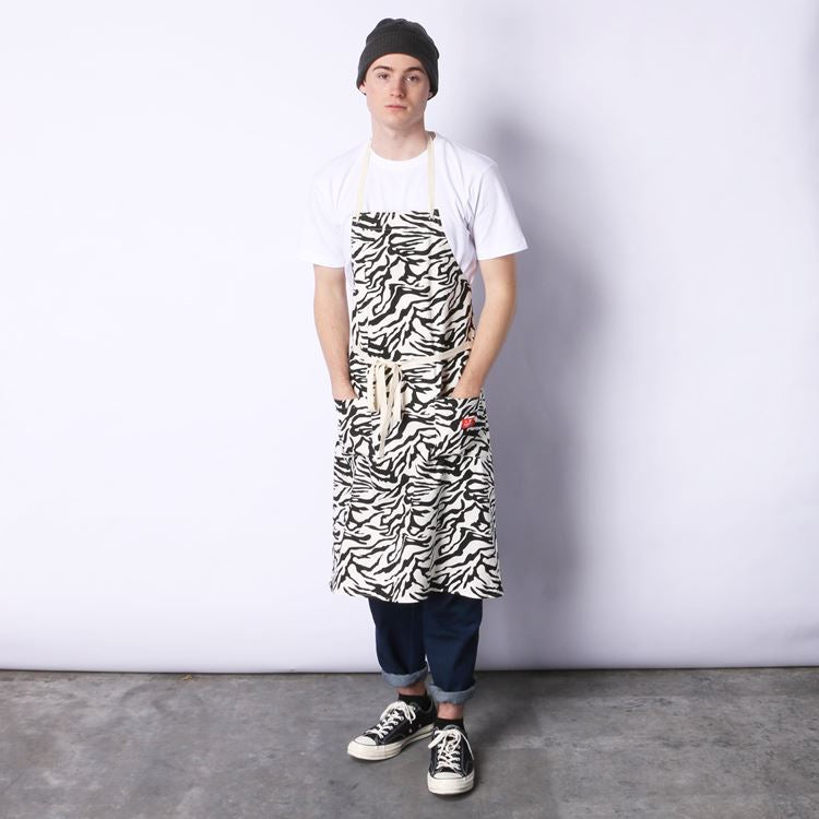 Cookman Long Apron - Zebra