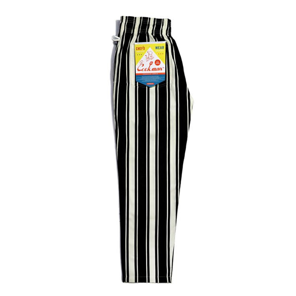 Cookman Chef Pants - Awning Stripe : Black