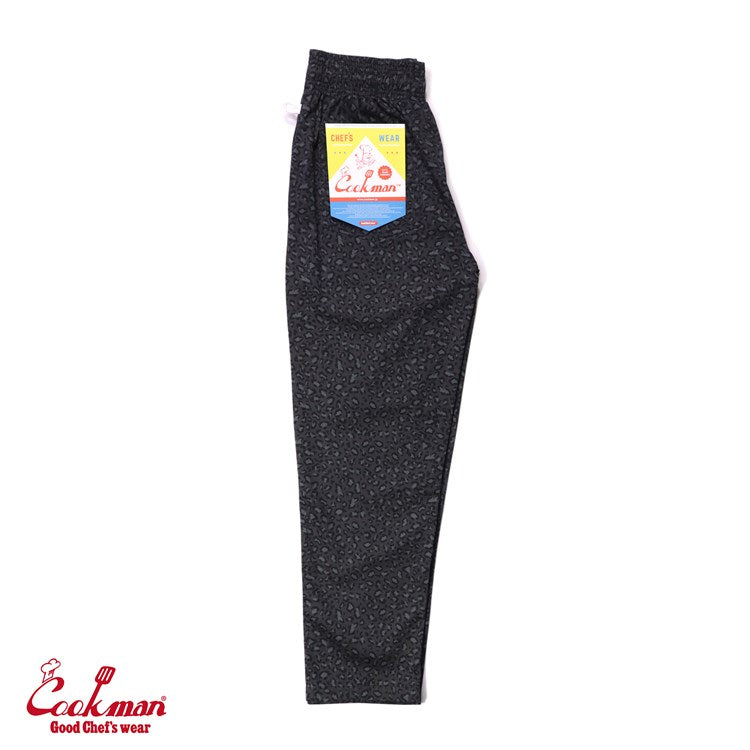 Chef Pants - Black Leopard
