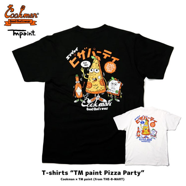 Cookman T-shirts - TM Paint Pizza Party : Black