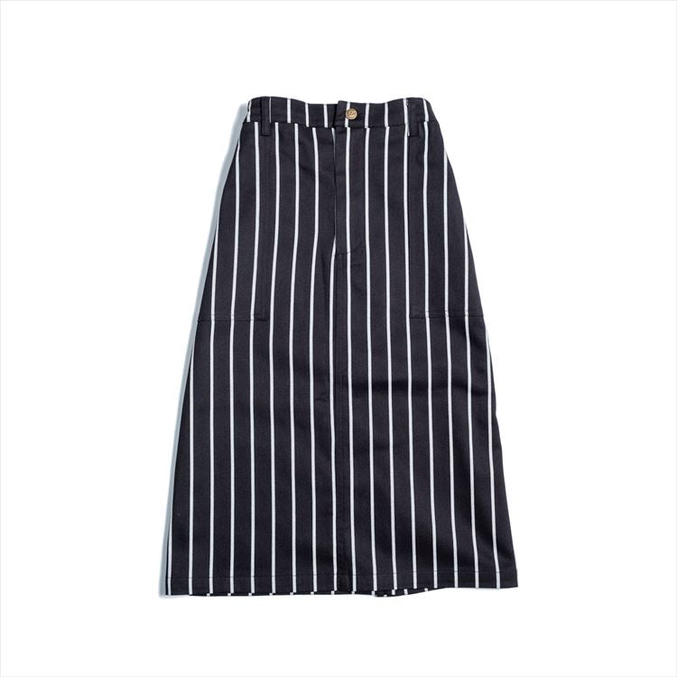 Cookman Baker's Skirt - Stripe : Black