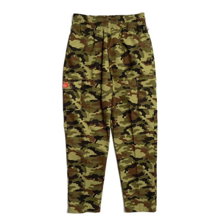 Cookman Chef Pants Cargo - Ripstop : Woodland Camo Green