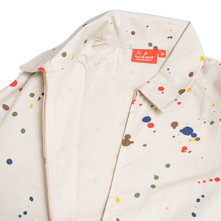 Cookman Delivery Jacket - Sauce Splash : Beige