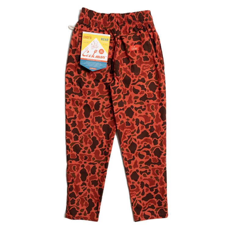 Cookman Chef Pants - Ripstop : Duck Hunter Camo Red