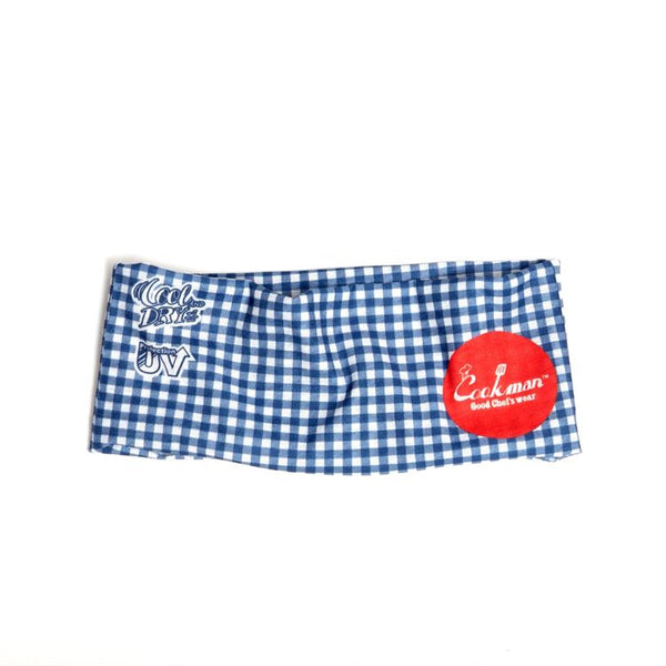 Cookman Chef's Scarf - Gingham : Navy