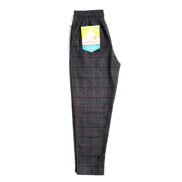 Cookman Chef Pants - Wool Mix Plaid : Gray