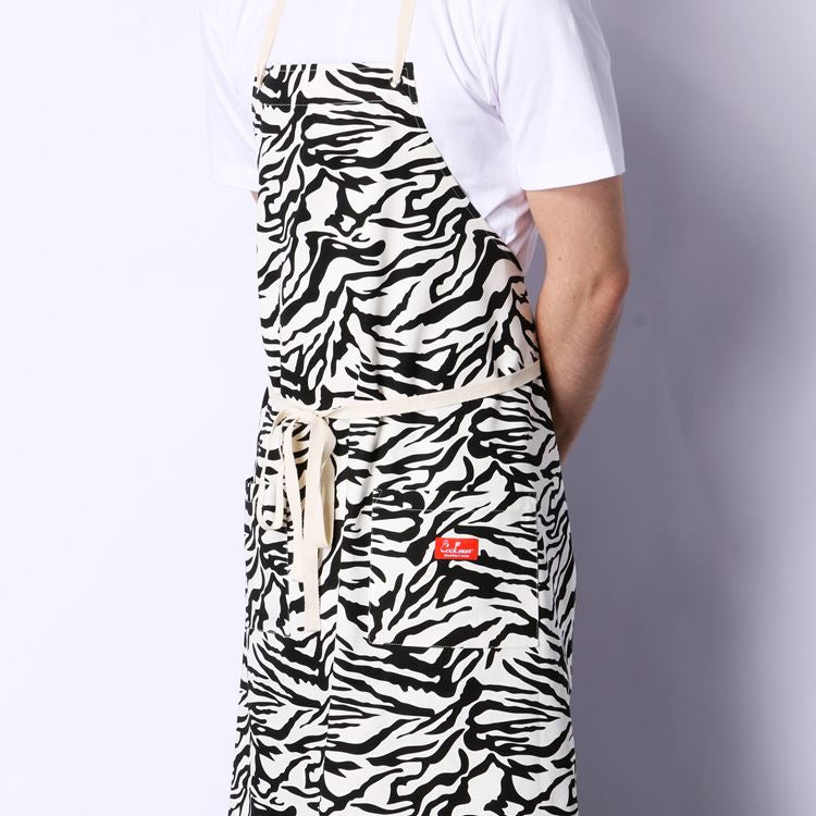 Cookman Long Apron - Zebra