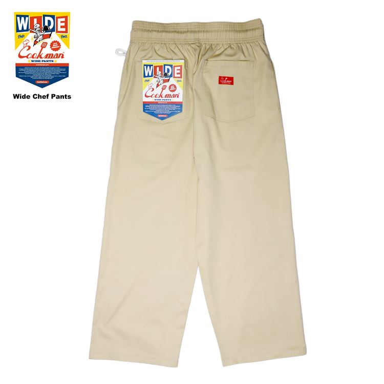 Cookman Wide Chef Pants - Sand