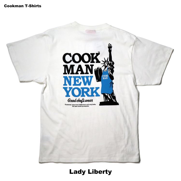 Cookman Tees - Lady Liberty - White (All Sales Are Final)