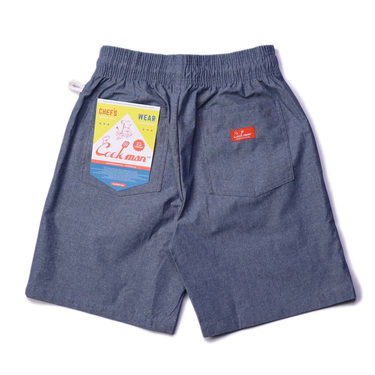 Chef Short Pants - Chambray : Light Blue