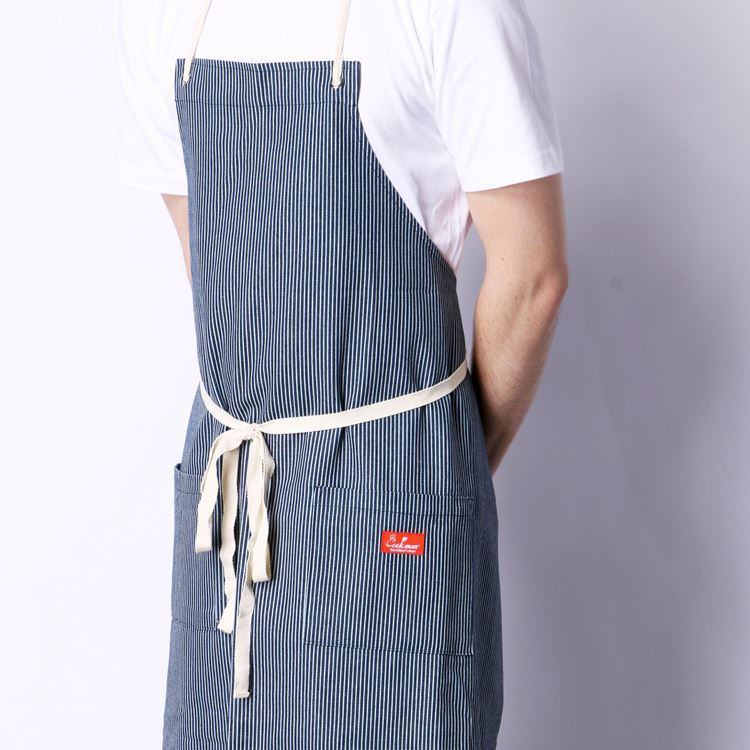 Cookman Long Apron - Hickory : Navy