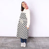 Long Apron - Checker : Black
