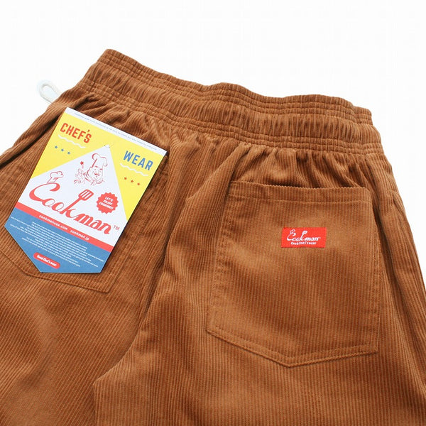 Cookman Chef Short Pants - Corduroy : Brown