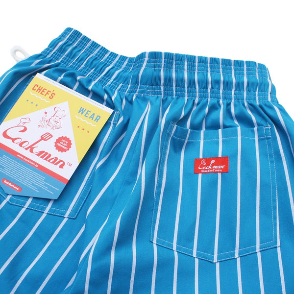 Cookman Chef Short Pants - Stripe : Light Blue