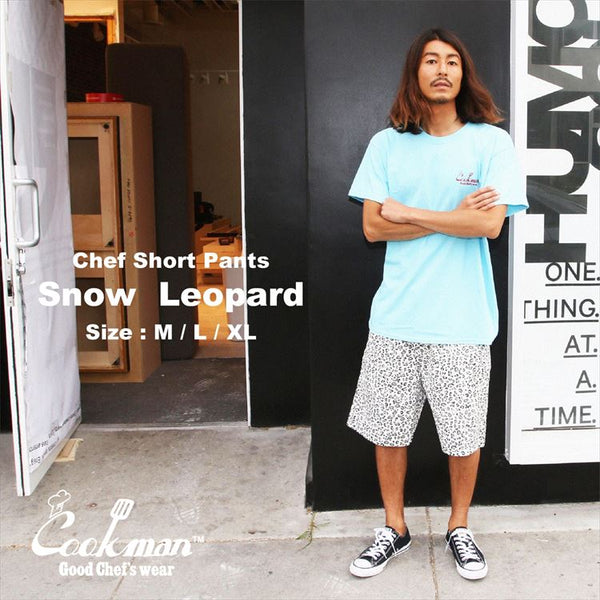 Cookman Chef Short Pants - Snow Leopard