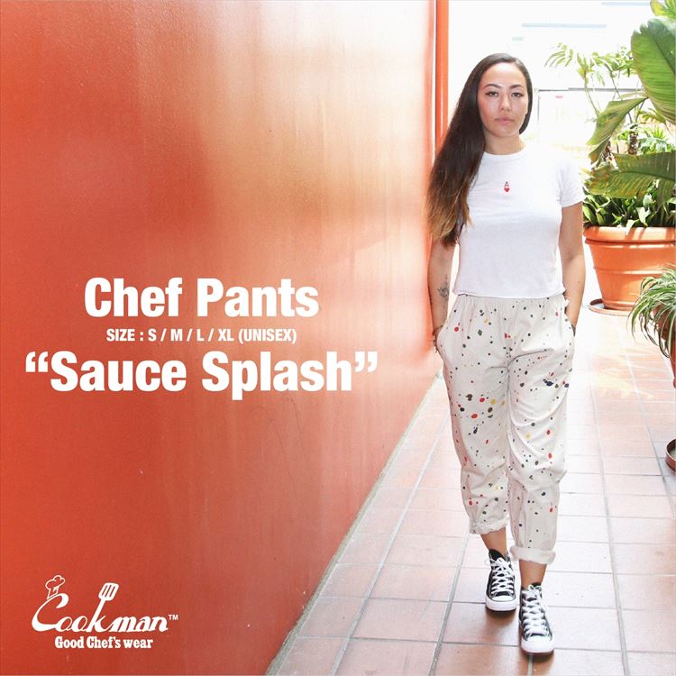 Cookman Chef Pants - Sauce Splash : Beige