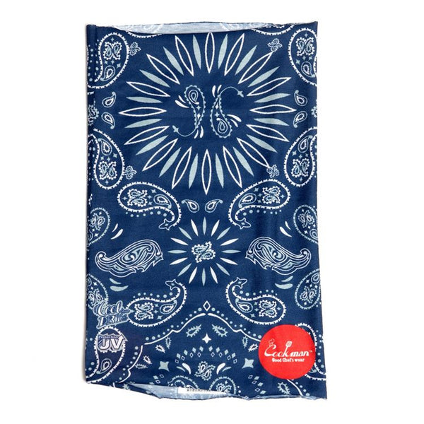 Cookman Chef's Scarf - Paisley : Navy